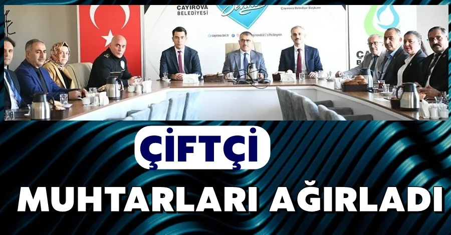 Çiftçi Muhtarları Ağırladı
