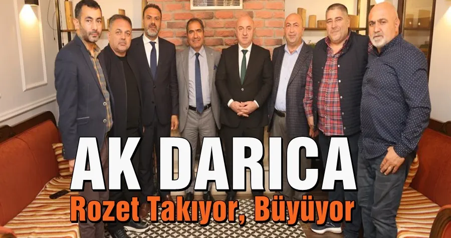 Ak Darıca Rozet Takıyor, Büyüyor...