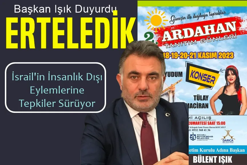 Başkan Işık Duyurdu: Erteledik
