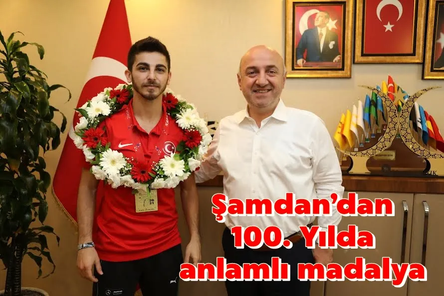 Şamdan’dan 100. Yılda anlamlı madalya