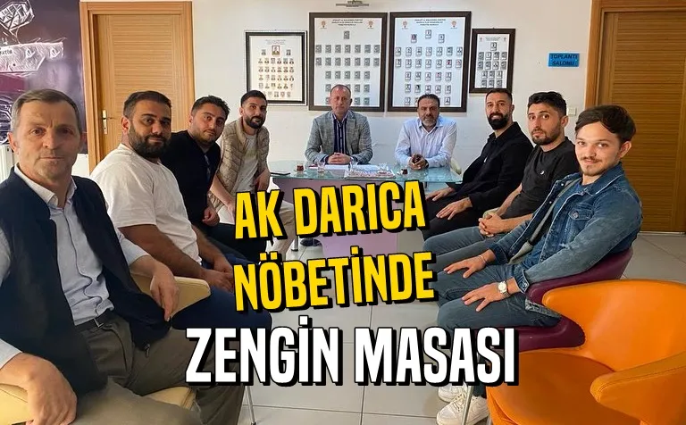 Ak Darıca Nöbetinde Zengin Masası