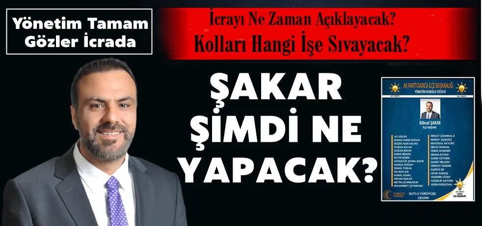 Şakar Kolları Hangi İşe Sıvayacak?