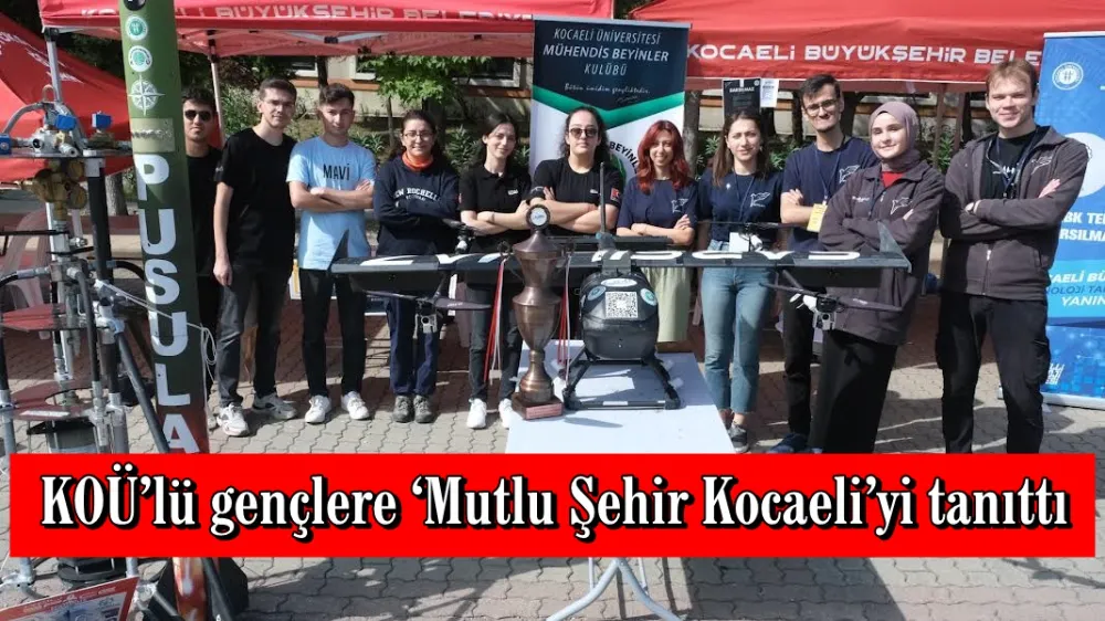 KOÜ’lü gençlere ‘Mutlu Şehir Kocaeli’yi tanıttı