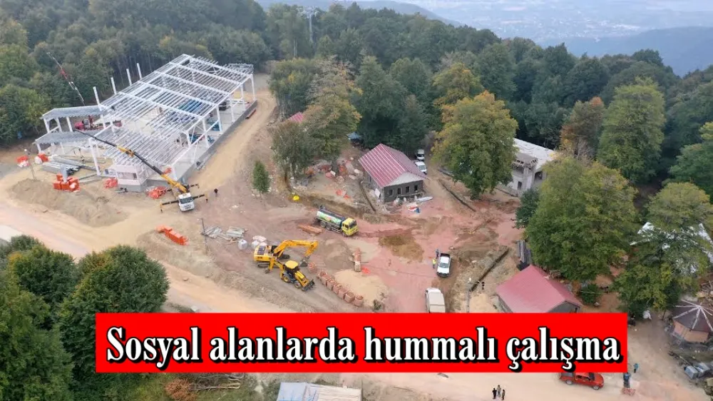 Sosyal alanlarda hummalı çalışma
