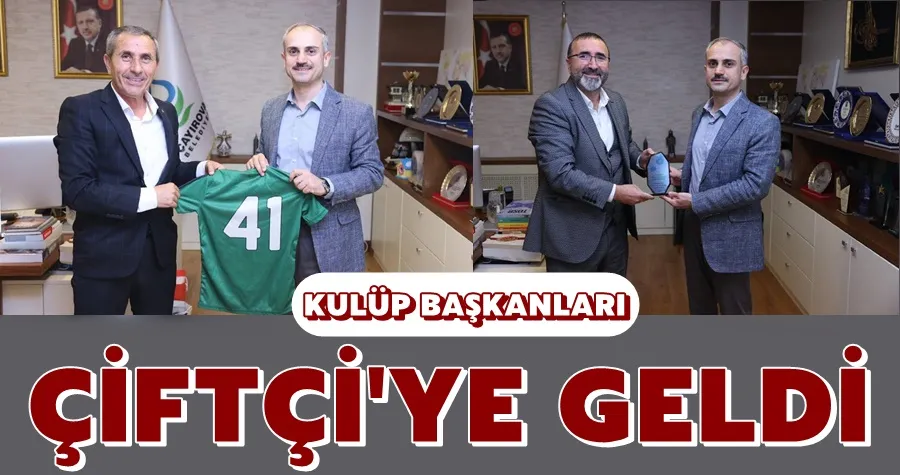 Spor kulüplerinden Çiftçi’ye ziyaret