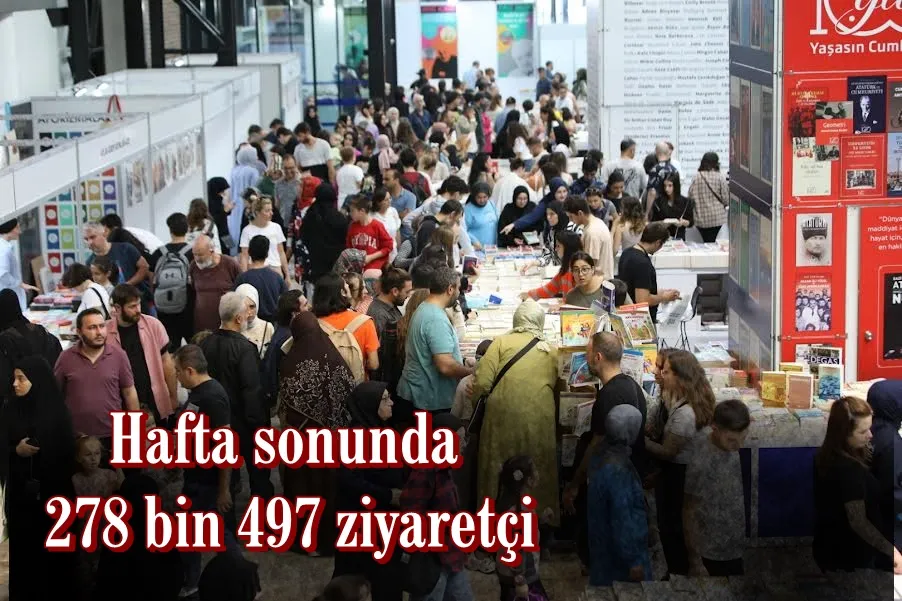 Hafta sonunda 278 bin 497 ziyaretçi