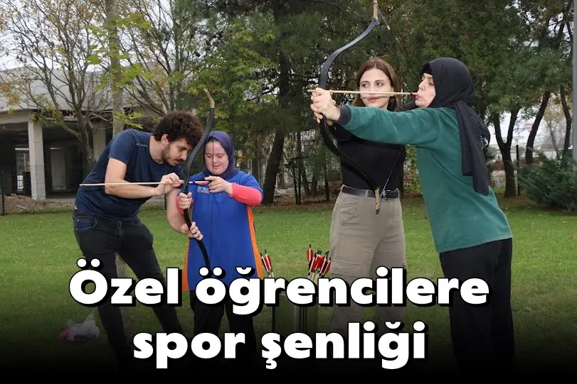 Özel öğrencilere spor şenliği