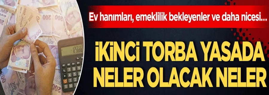 İkinci torba yasada neler olacak neler