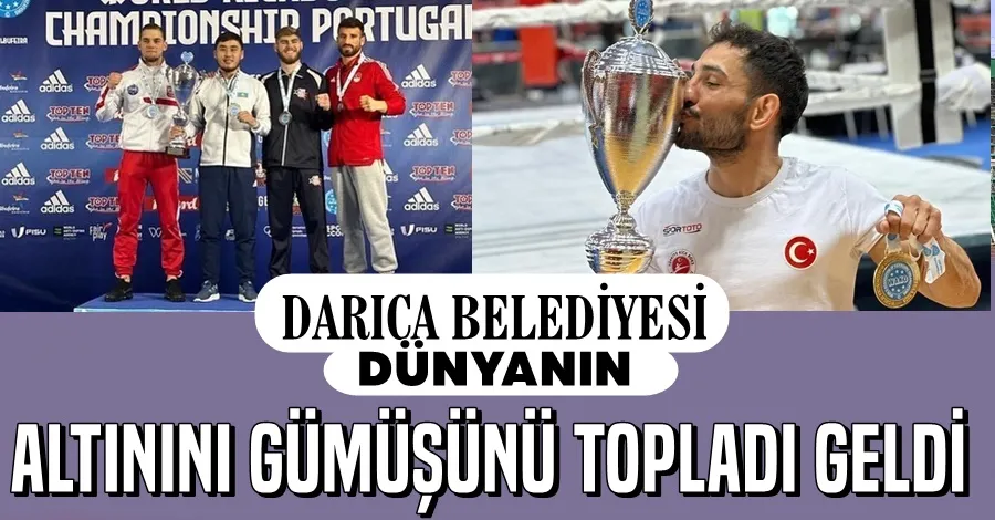 Darıca Belediyes Dünyanın Madalyasını Topladı, Geldi