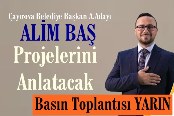 Alim Baş Projelerini Anlatacak