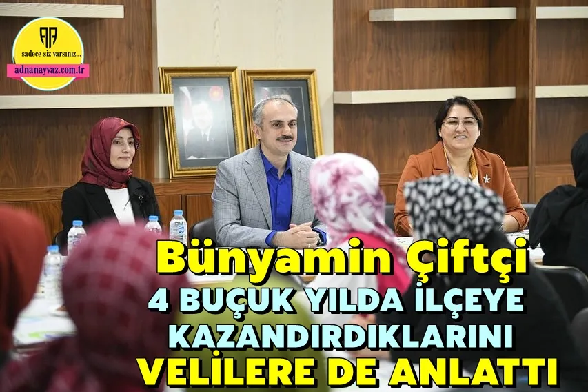 Çiftçi 4 Buçuk Yılını Velilere de Anlattı