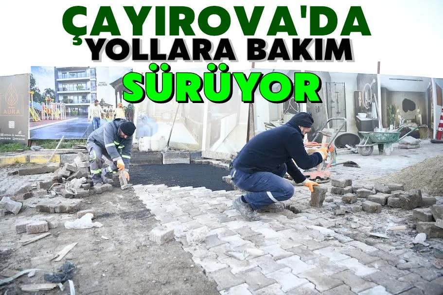 Fen İşlerinden yollarda bakım ve onarım çalışması