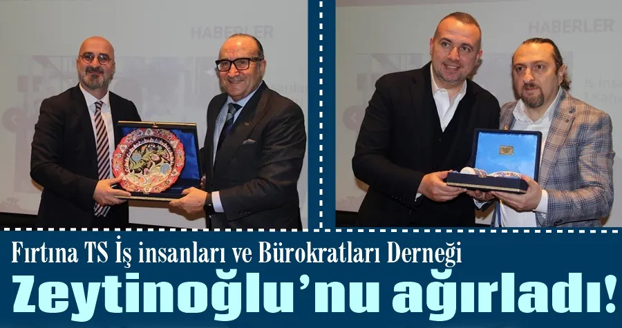 Fırtına TS İş insanları ve Bürokratları Derneği, Kocaeli Sanayi Odası Başkanı Zeytinoğlu’nu ağırladı!