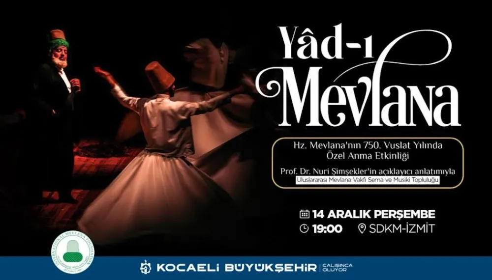 Büyükşehir, Hz. Mevlana’yı Sema Mukabelesi ile anacak