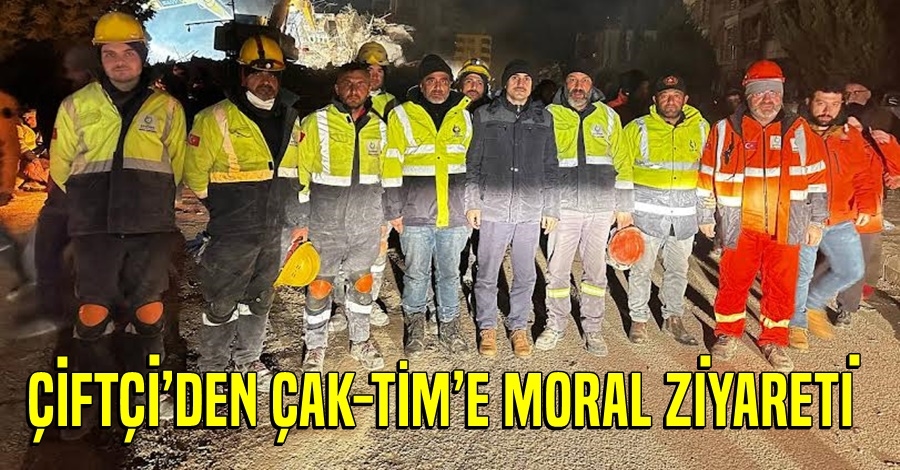 Çiftçi’den ÇAK-TİM’e moral ziyareti