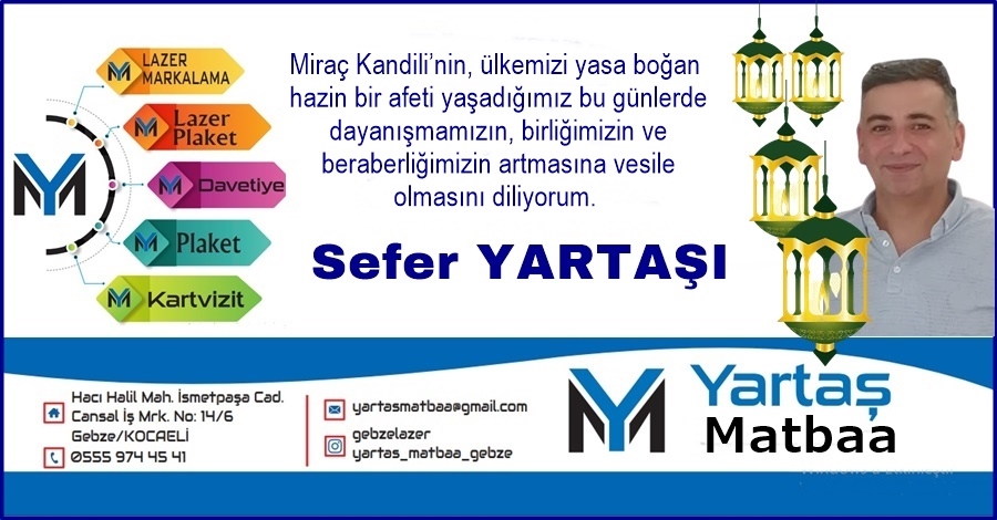 Sefer Yartaşı Miraç Kandilini Kutladı