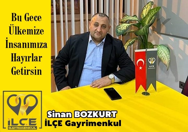 Sinan Bozkurt Miraç Kandilini Kutladı