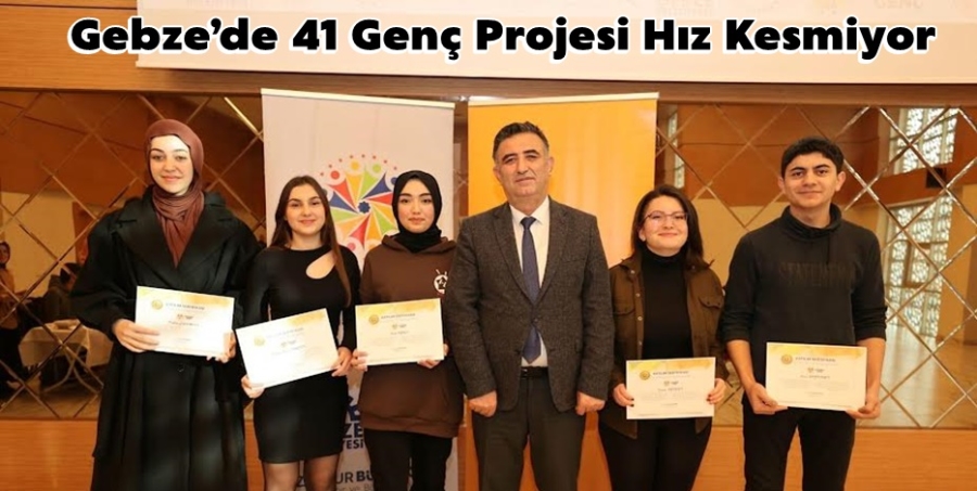 Gebze’de 41 Genç Projesi Hız Kesmiyor
