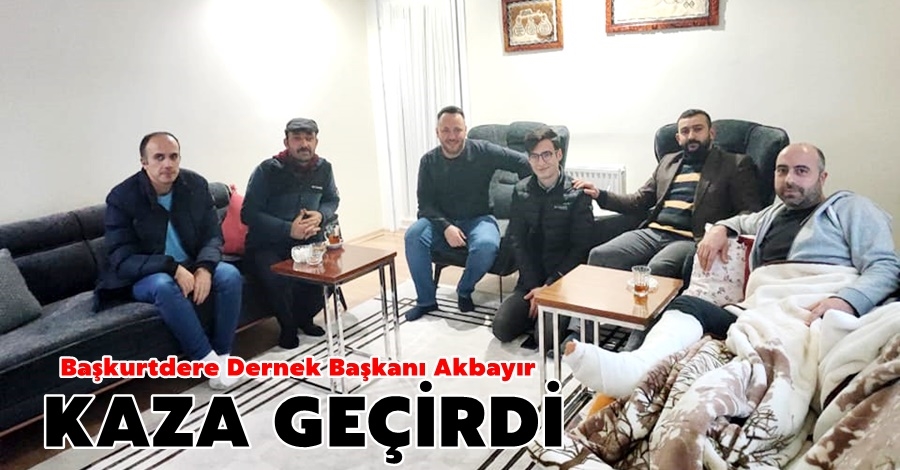 Akbayır Kaza Geçirdi