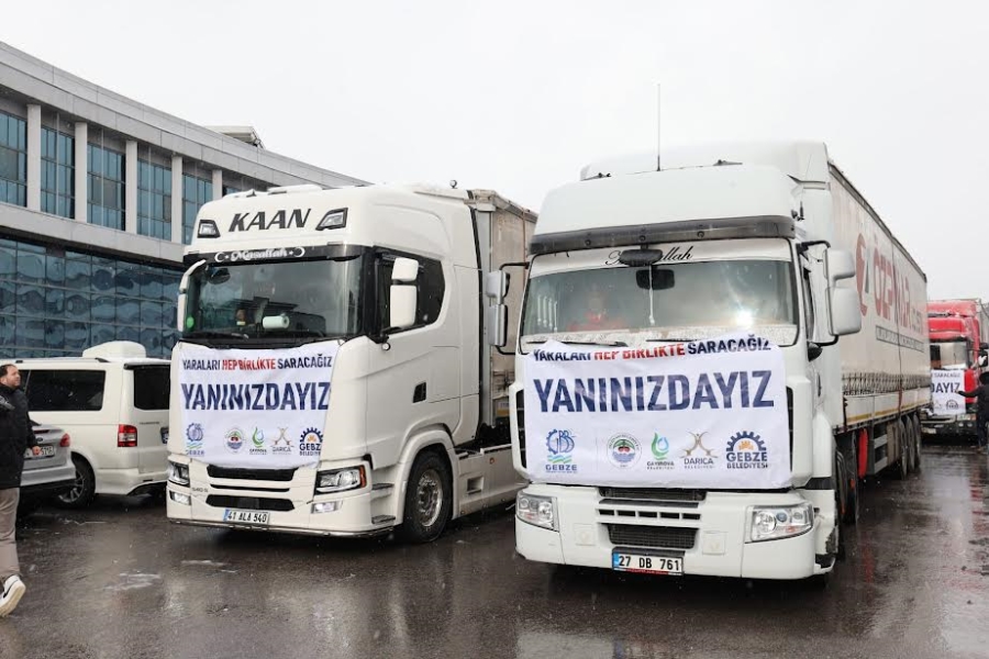 GBB’nin yardım TIR’ları Yola Çıktı