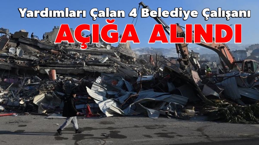 Yardımları Çalan 4 Belediye Çalışanı Açığa Alındı