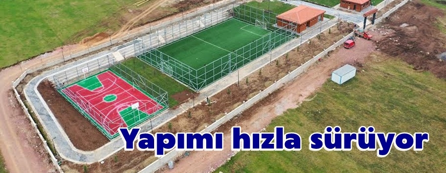 Yapımı hızla sürüyor