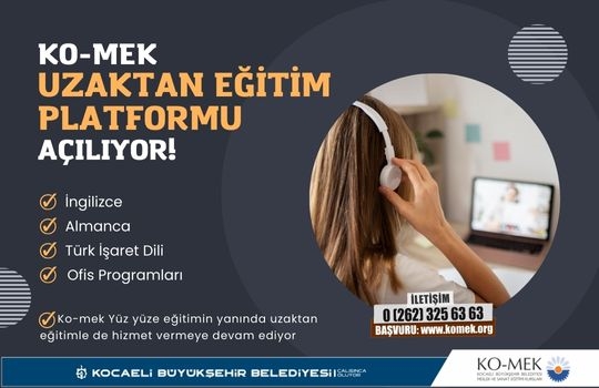KO-MEK UZEM ile eğitimler daha kolay
