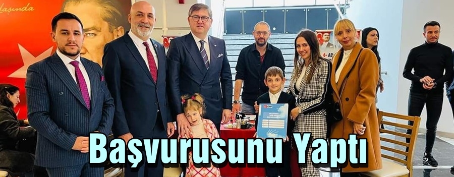 Başvurusunu Yaptı
