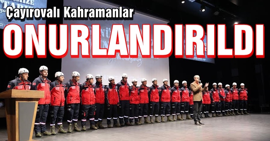Çayırovalı Kahramanlar Onurlandırıldı