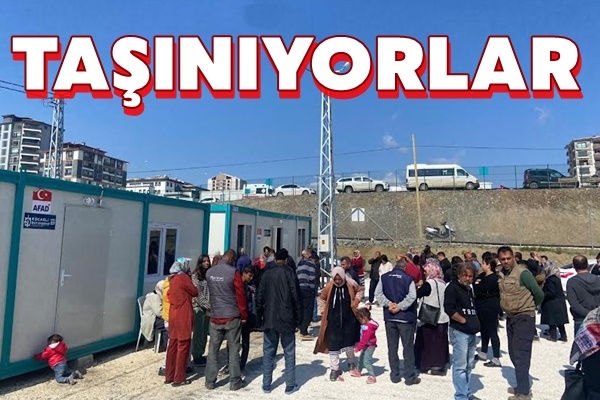 Taşınıyorlar