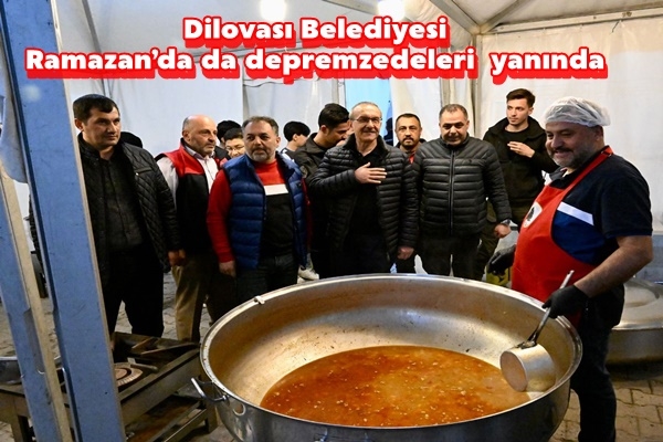 Dilovası Belediyesi Ramazan’da da depremzedelerin yanında 