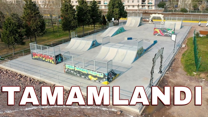  Kaykay pisti tamamlandı