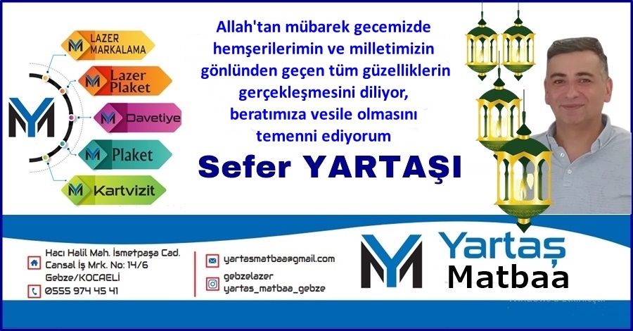 Sefer Yartaşı Berat Kandilini Kutladı