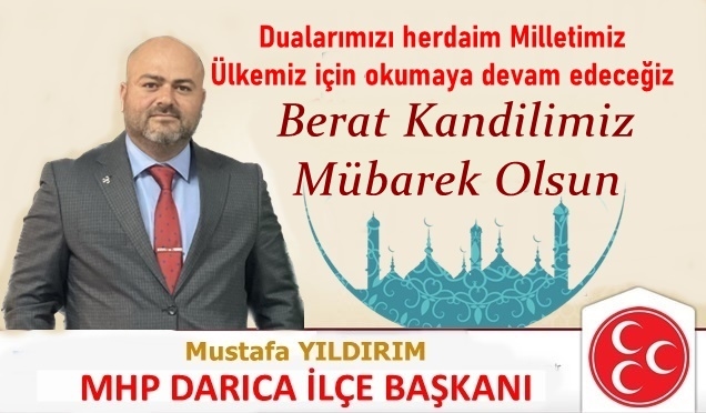 Başkan Yıldırım Berat Kandilini Kutladı