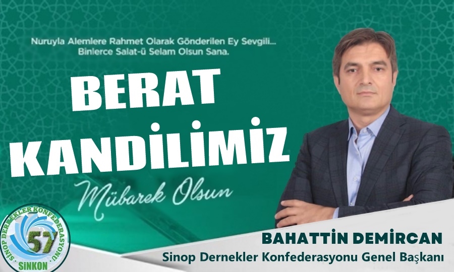 Başkan Demircan Berat Kandilini Kutladı