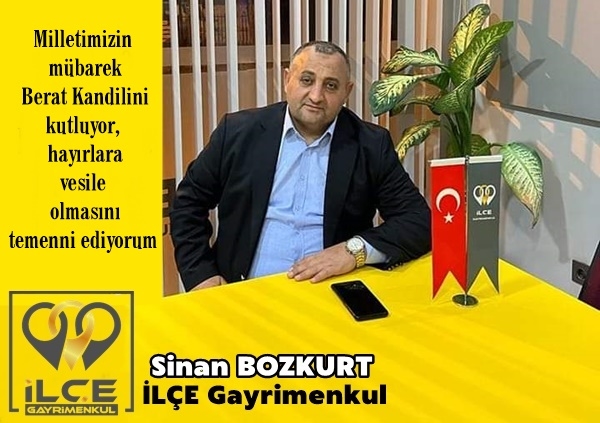 Sinan Bozkurt Berat Kandilini Kutladı