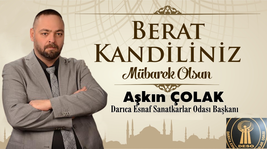 Aşkın Çolak Berat Kandilini Kutladı