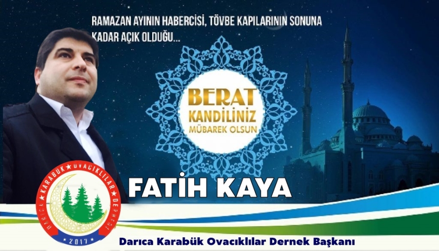 Fatih Kaya Berat Kandilini Kutladı