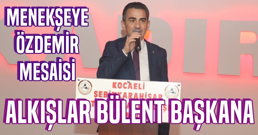 Alkışlar Bülent Başkana