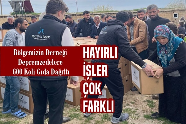 HAYIRLI İŞLER ÇOK FARKLI