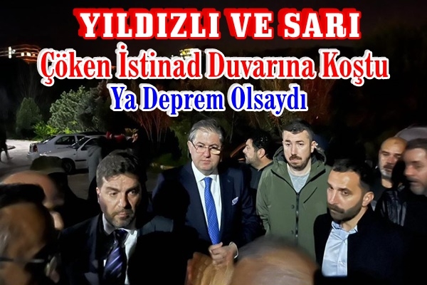 Yıldızlı ve Sarı Çöken İstinad Duvarına Koştu