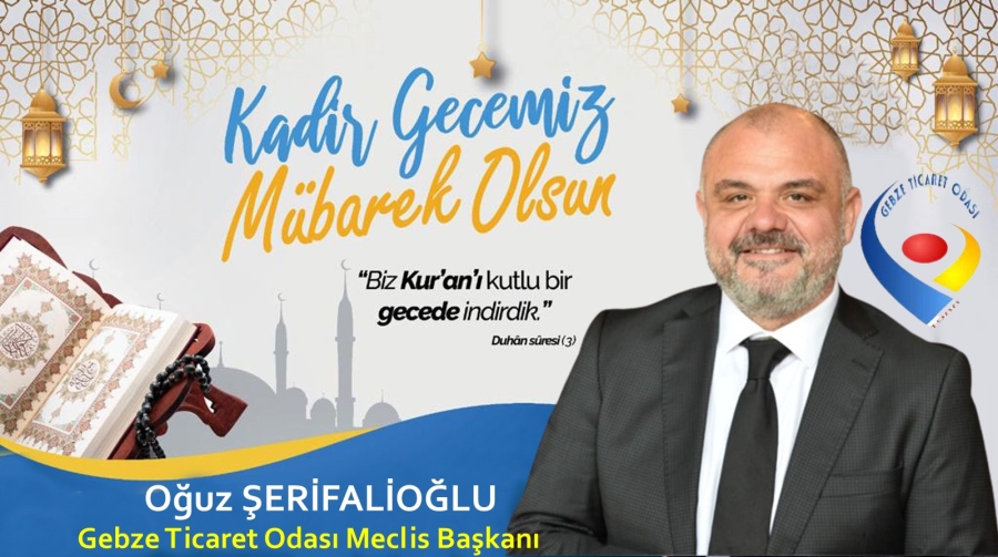 Başkan Şerifalioğlu Kadir Gecesini Tebrik Etti