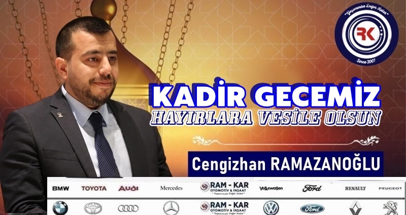 Ramazanoğlu Kadir Gecesini Kutladı