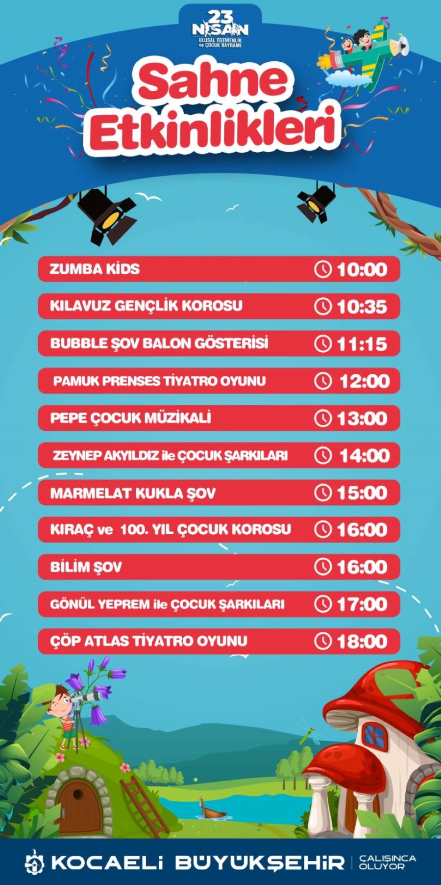 Bi dünya eğlence Ormanya’da