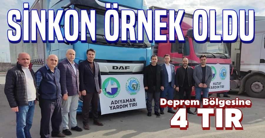 SİNKON ÖRNEK OLDU
