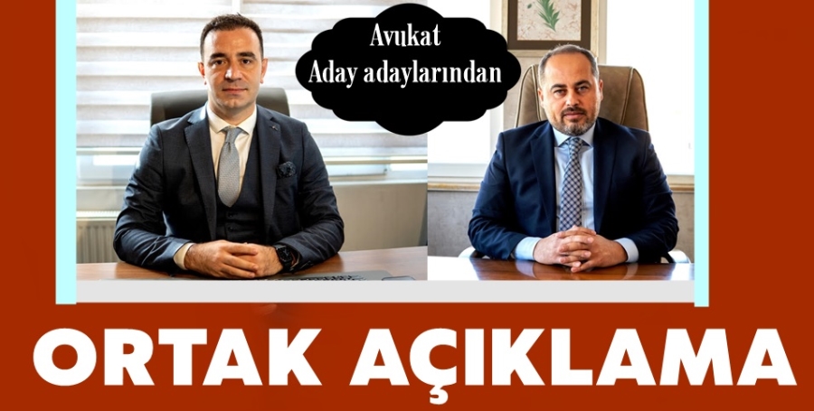 Avukat Aday Adaylarından Ortak Açıklama