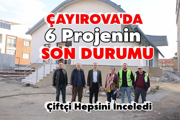 Çiftçi, projeleri yerinde inceledi