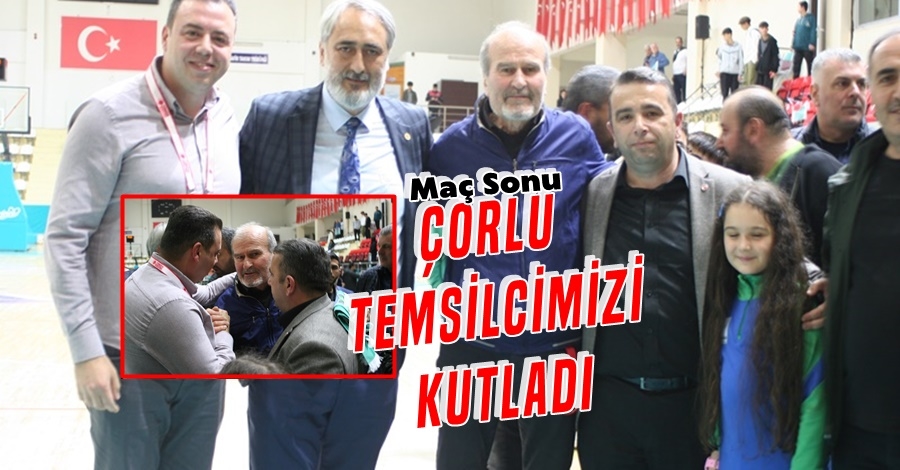 Çorlu Temsilcimizi Kutladı