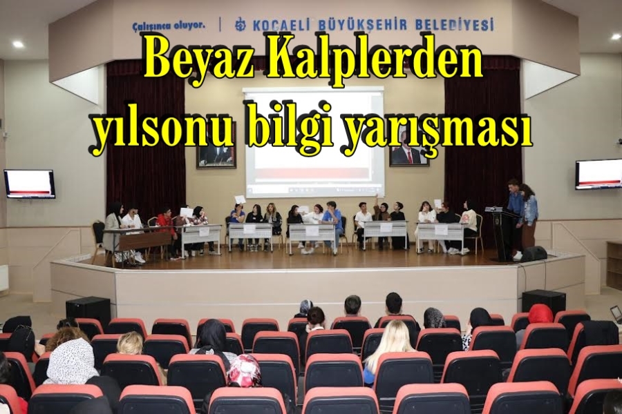 Beyaz Kalplerden yılsonu bilgi yarışması