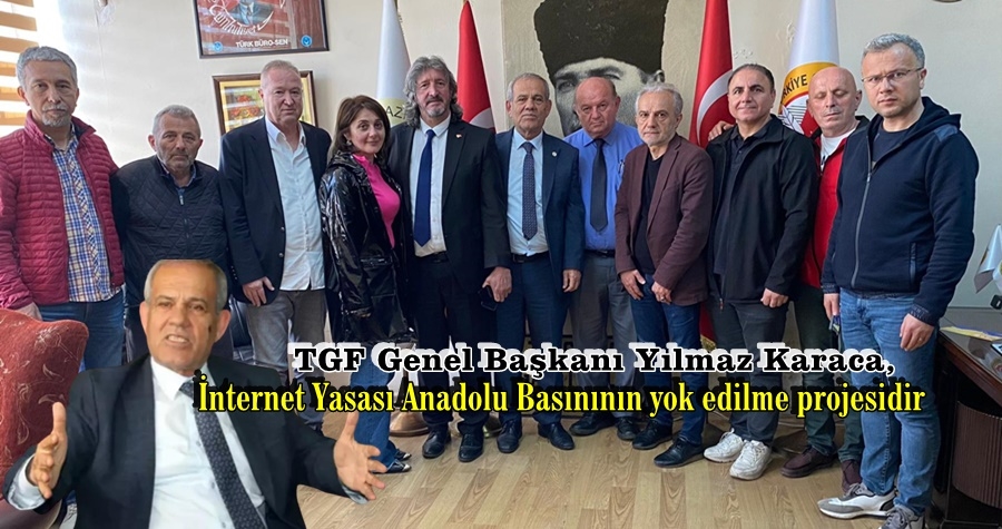 İnternet Yasası Anadolu Basınının yok edilme projesidir